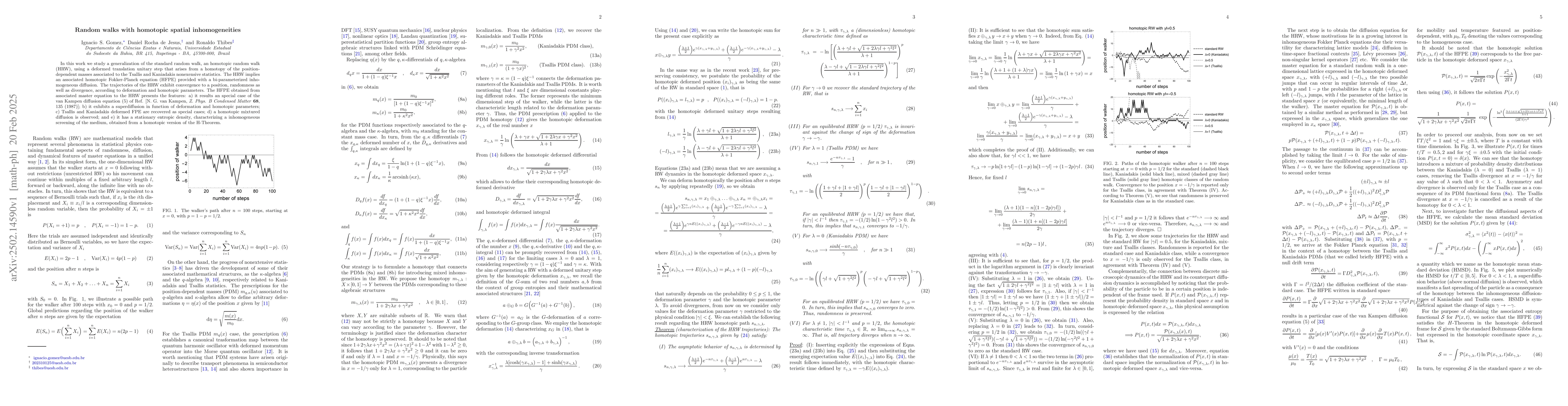 Thumbnail for Random walks with homotopic spatial inhomogeneities