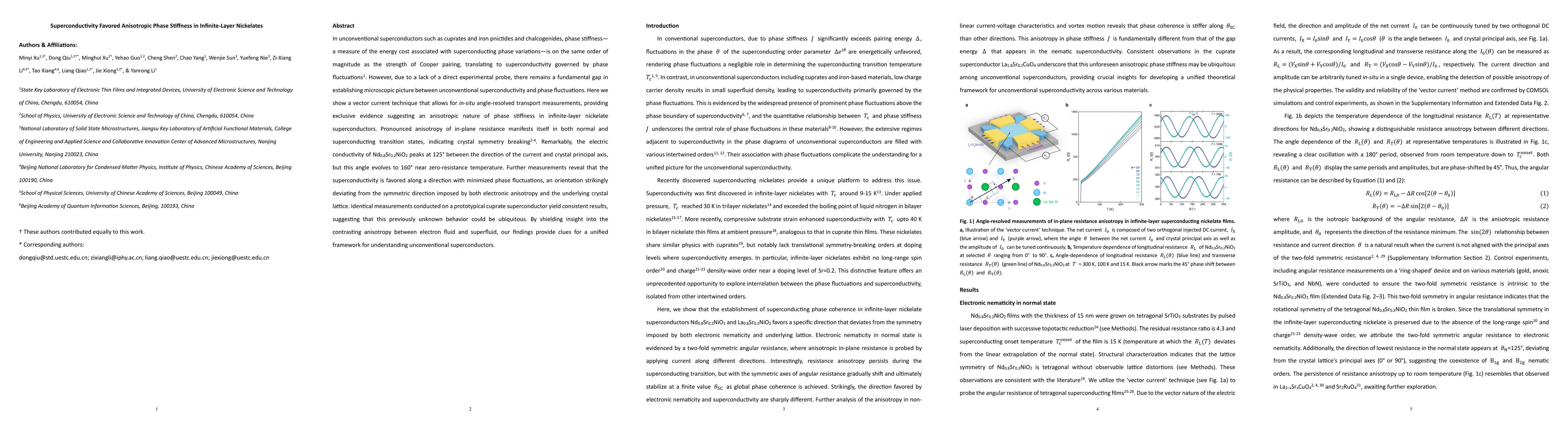 Thumbnail for Superconductivity Favored Anisotropic Phase Stiffness in Infinite-Layer
  Nickelates