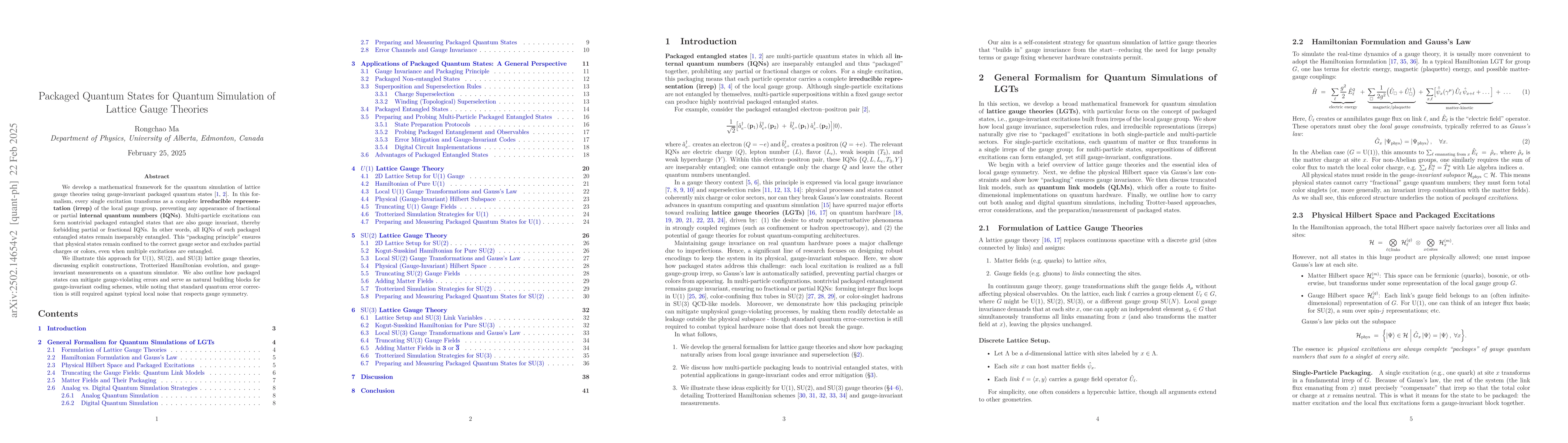 Thumbnail for Packaged Quantum States for Quantum Simulation of Lattice Gauge Theories