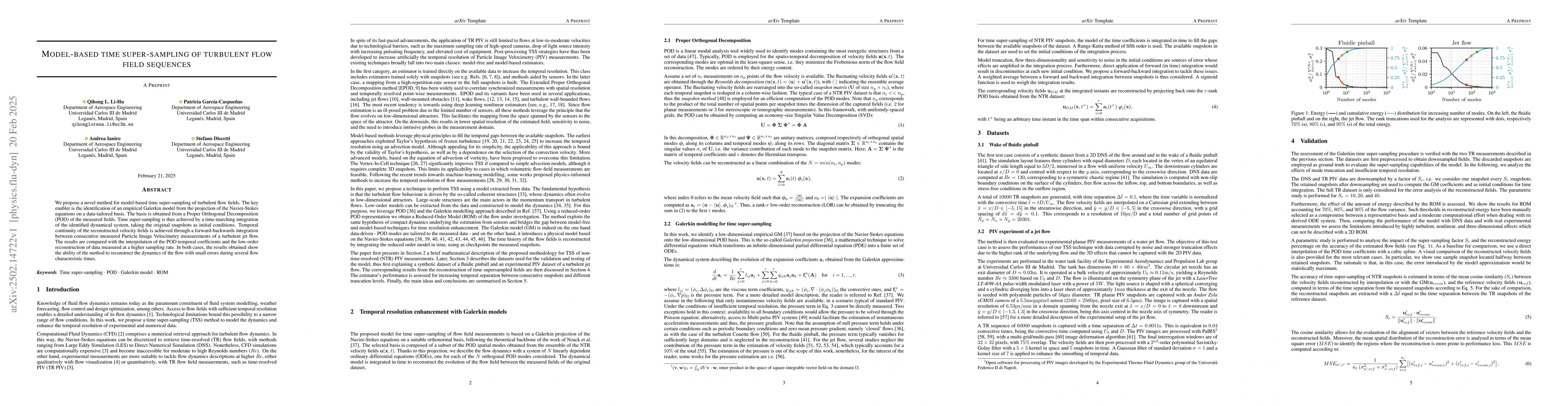 Thumbnail for Model-based time super-sampling of turbulent flow field sequences