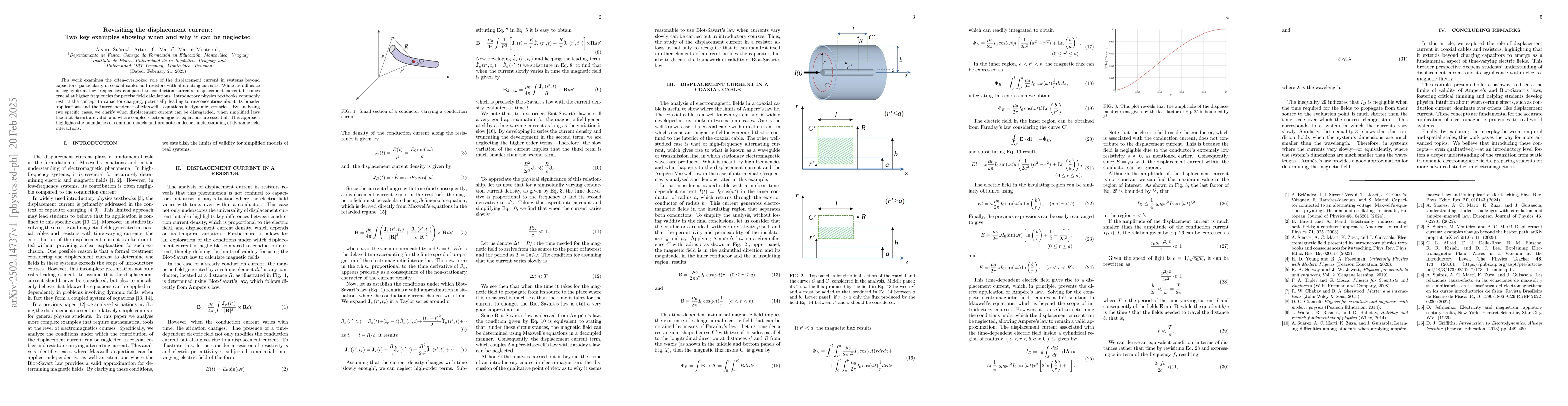 Thumbnail for Revisiting the displacement current: Two key examples showing when and
  why it can be neglected