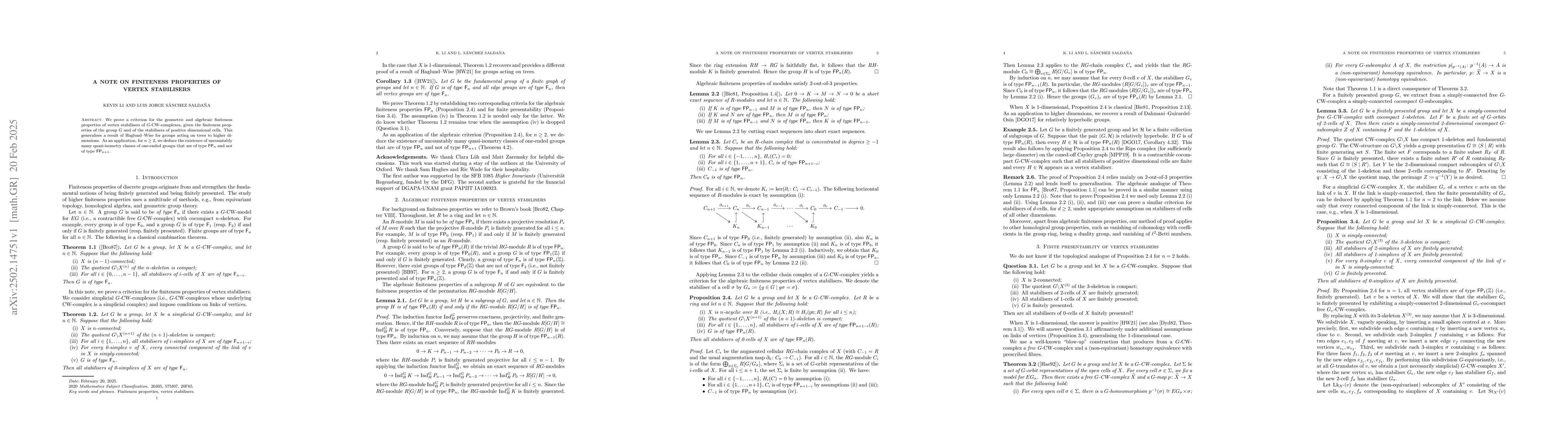Thumbnail for A note on finiteness properties of vertex stabilisers