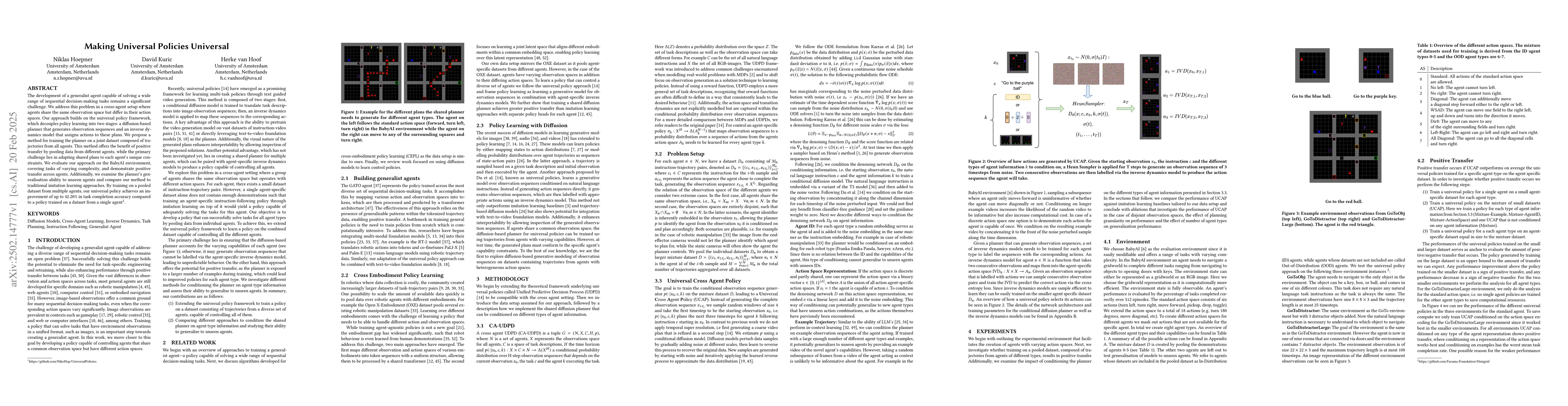 Thumbnail for Making Universal Policies Universal