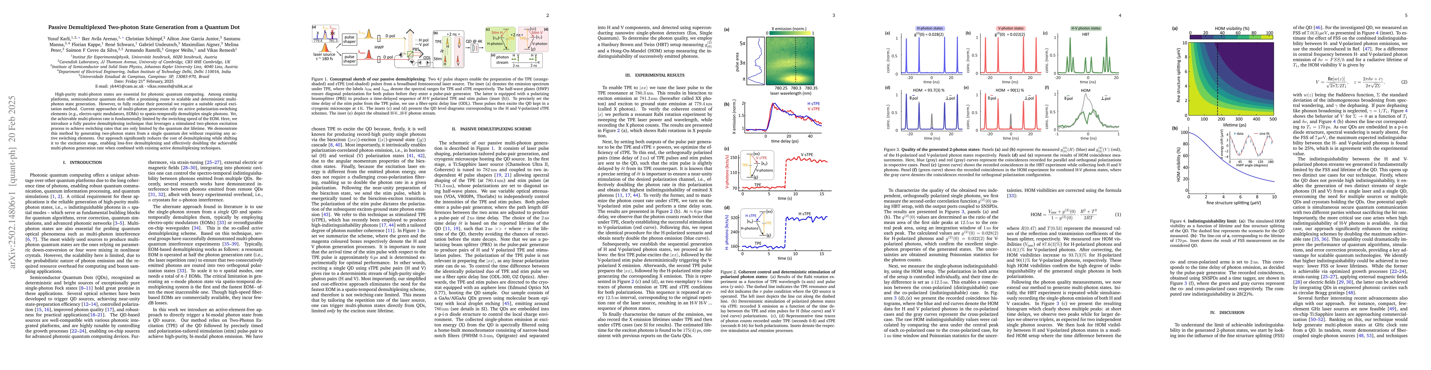 Thumbnail for Passive Demultiplexed Two-photon State Generation from a Quantum Dot