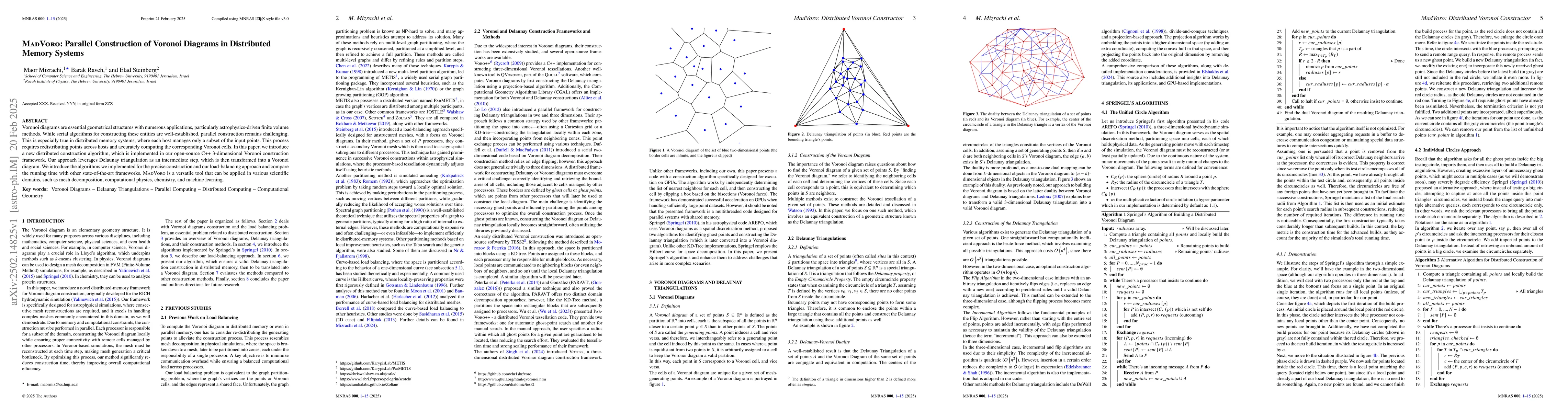 Thumbnail for MadVoro: Parallel Construction of Voronoi Diagrams in Distributed Memory
  Systems