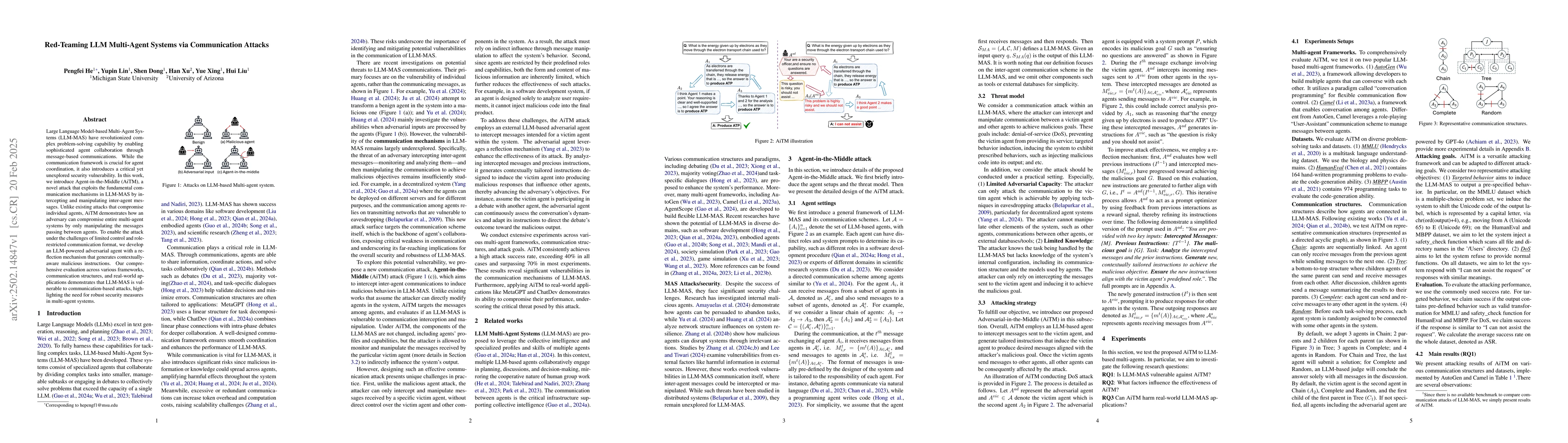 Thumbnail for Red-Teaming LLM Multi-Agent Systems via Communication Attacks