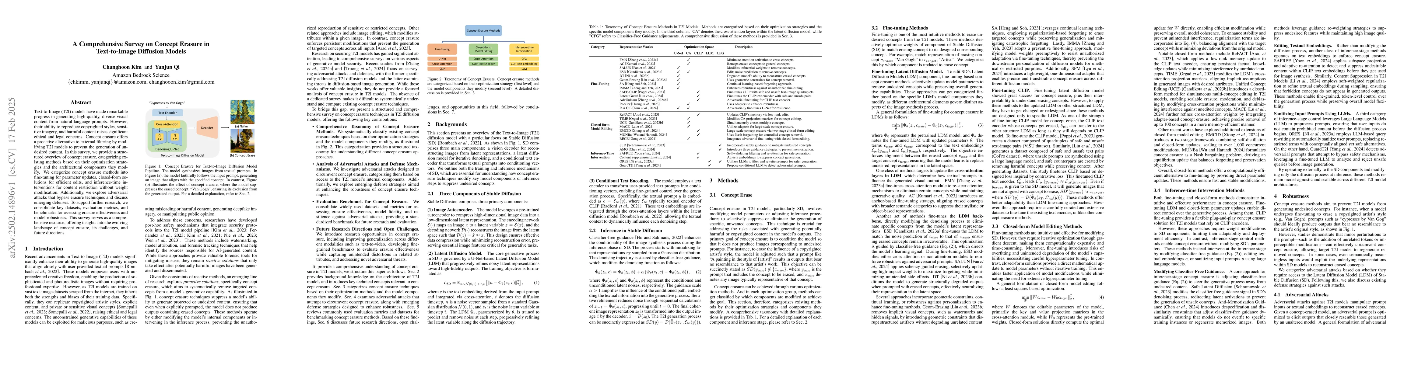 Thumbnail for A Comprehensive Survey on Concept Erasure in Text-to-Image Diffusion
  Models