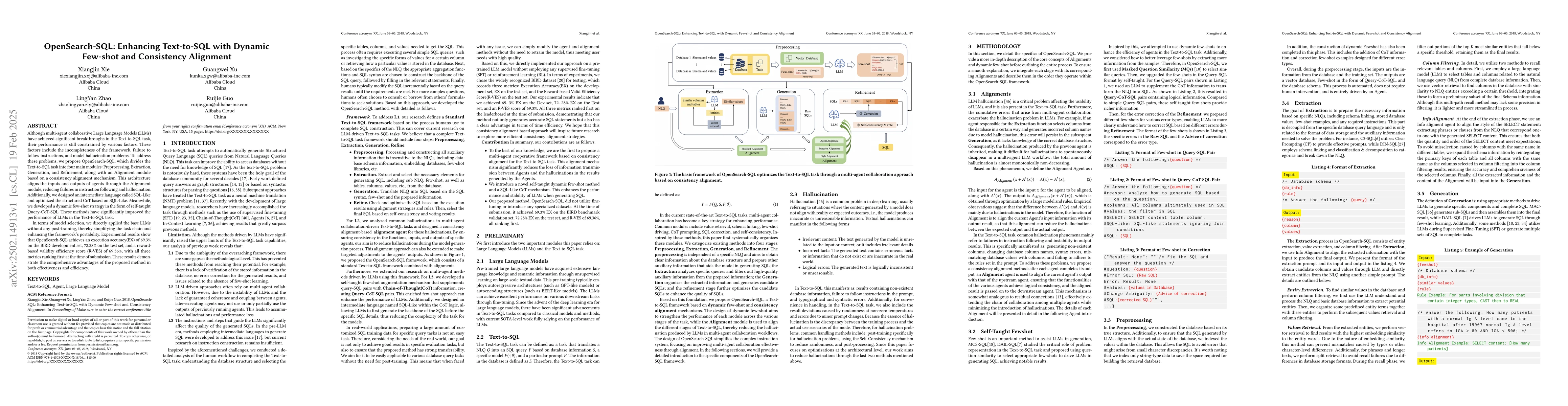 Thumbnail for OpenSearch-SQL: Enhancing Text-to-SQL with Dynamic Few-shot and
  Consistency Alignment