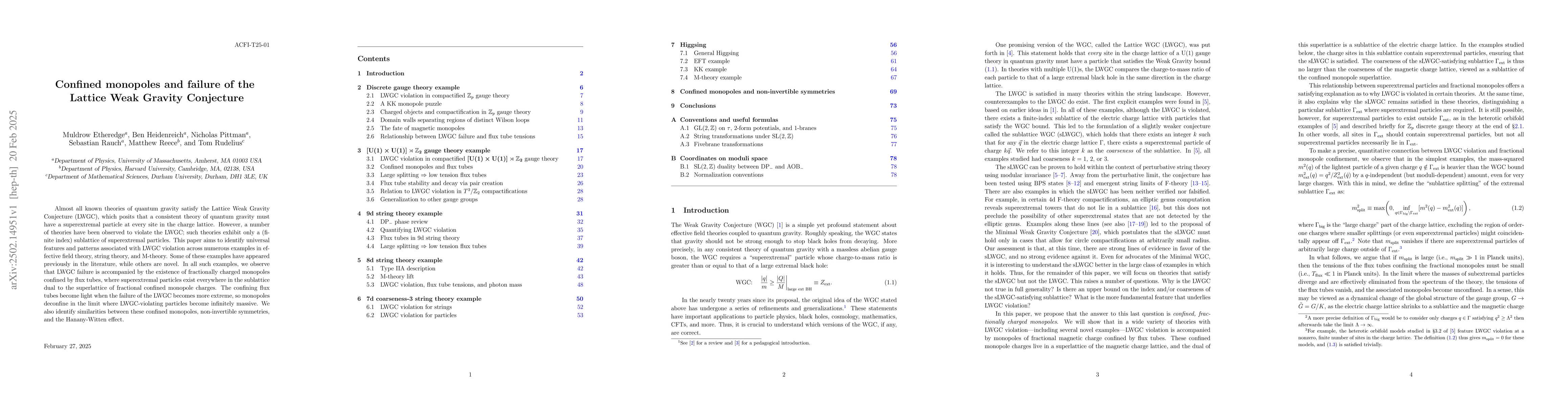 Thumbnail for Confined monopoles and failure of the Lattice Weak Gravity Conjecture