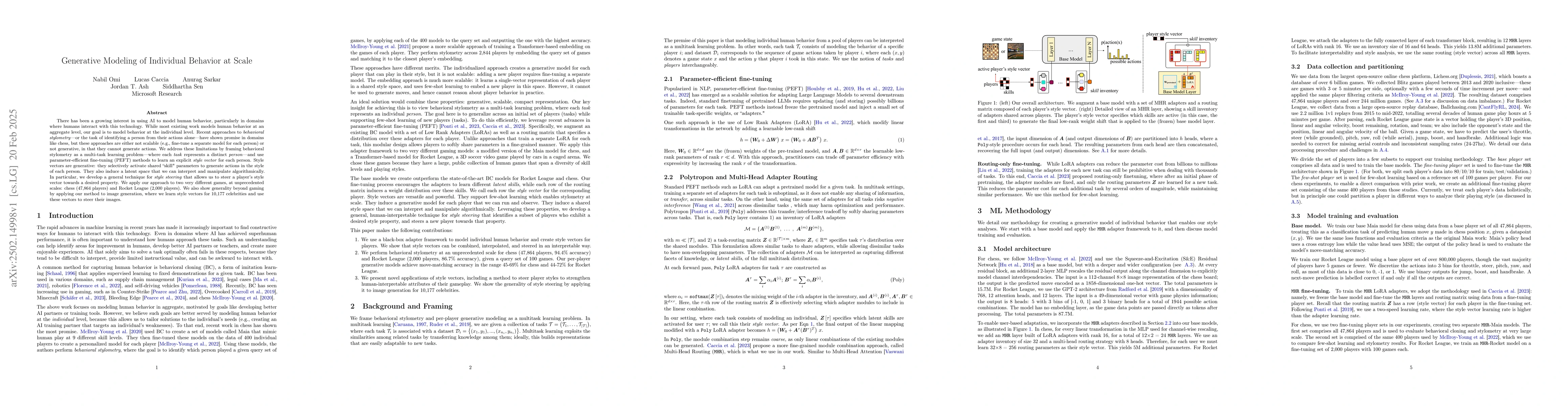 Thumbnail for Generative Modeling of Individual Behavior at Scale