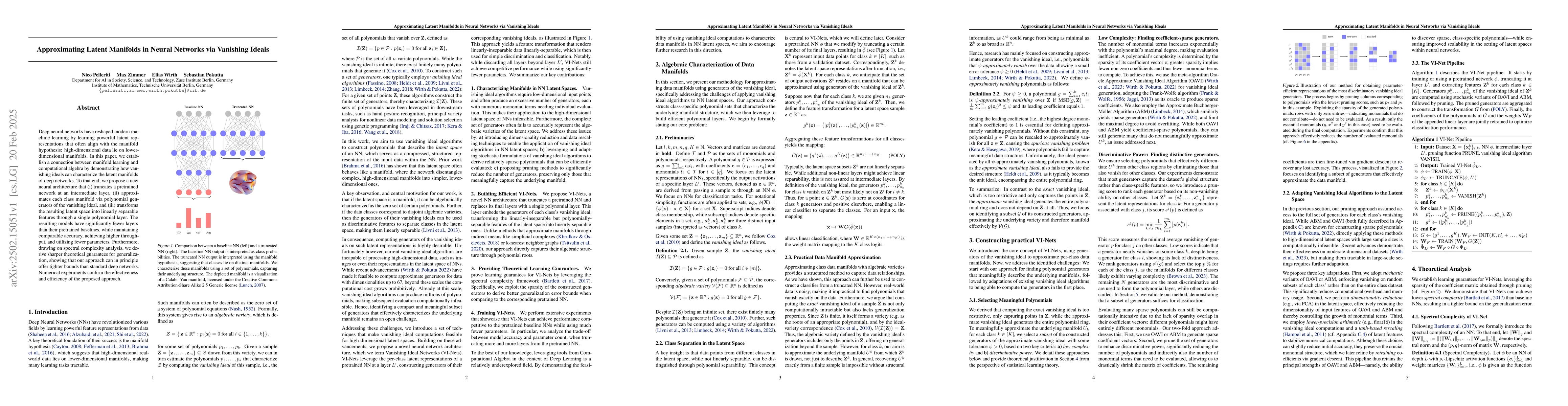 Thumbnail for Approximating Latent Manifolds in Neural Networks via Vanishing Ideals