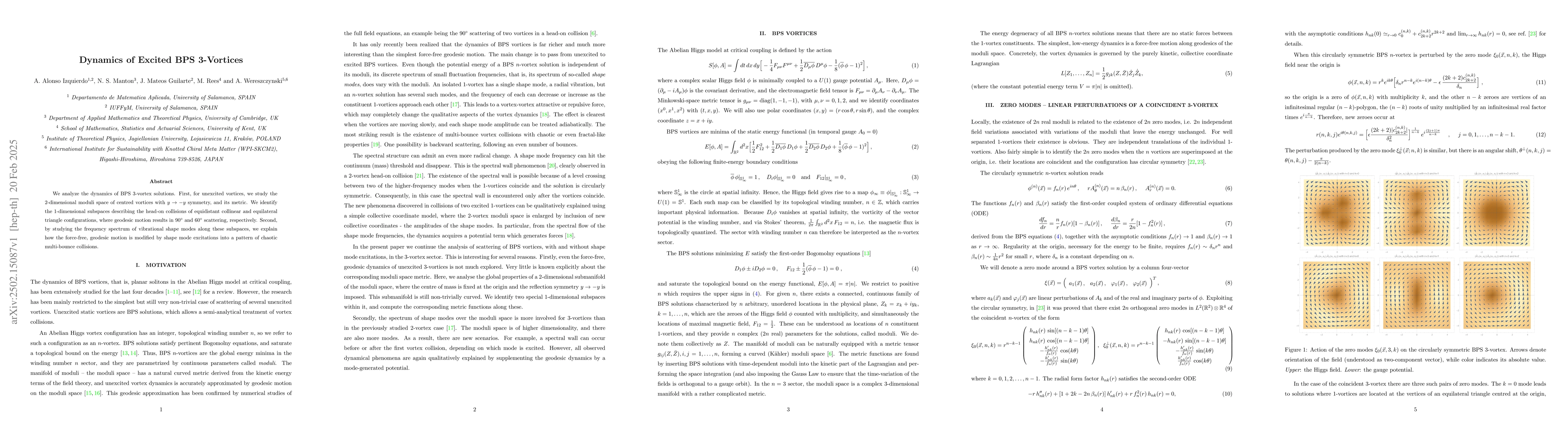 Thumbnail for Dynamics of Excited BPS 3-Vortices