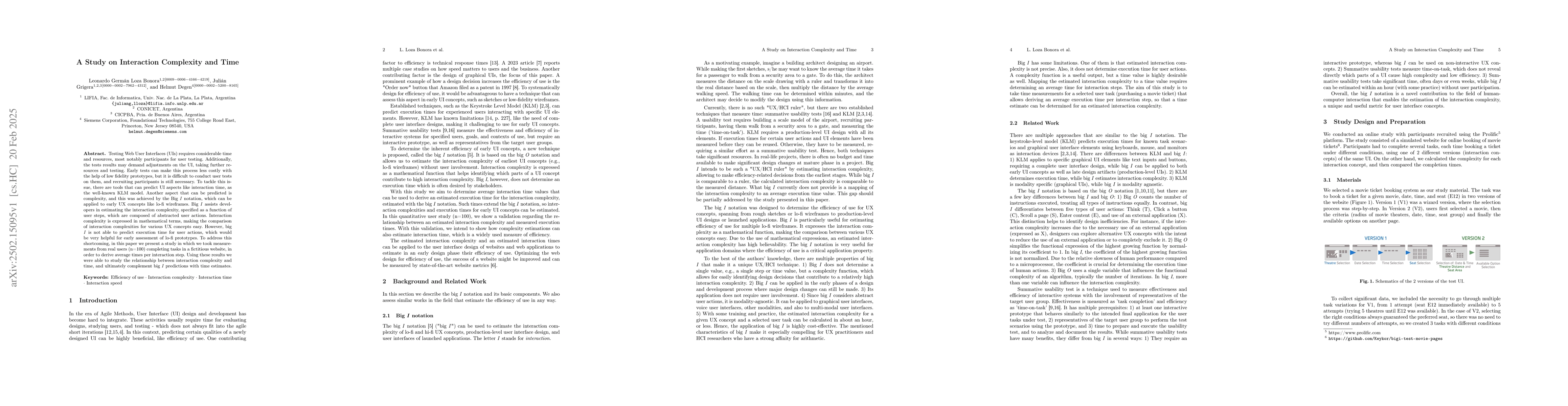 Thumbnail for A Study on Interaction Complexity and Time