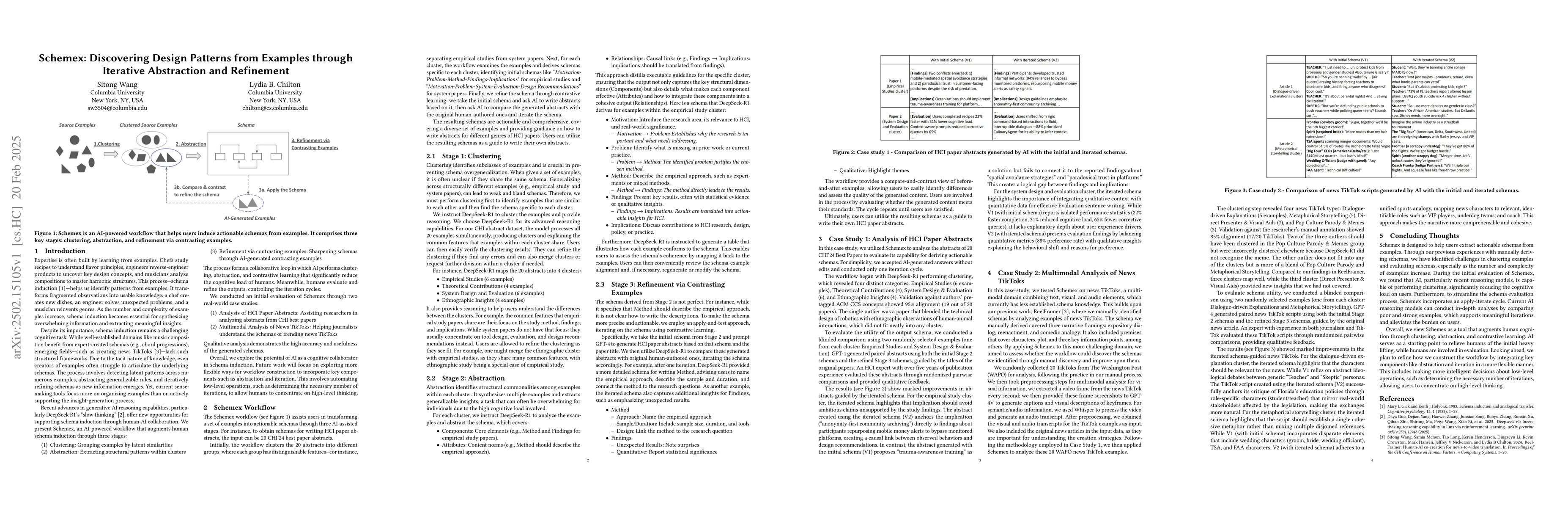 Thumbnail for Schemex: Discovering Design Patterns from Examples through Iterative
  Abstraction and Refinement