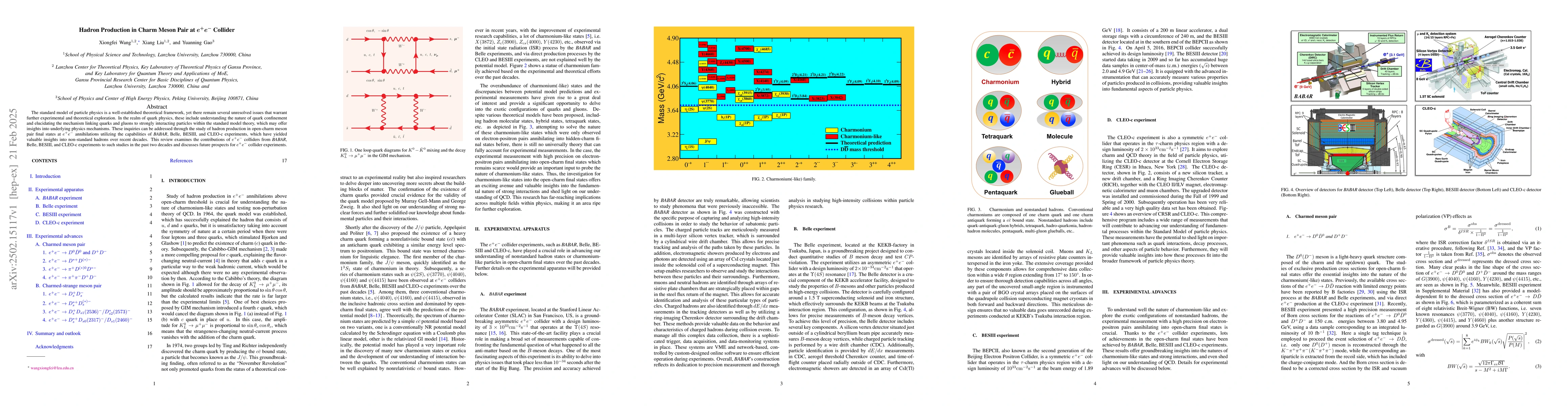 Thumbnail for Hadron Production in Open-charm Meson Pair at $e^+e^-$ Collider