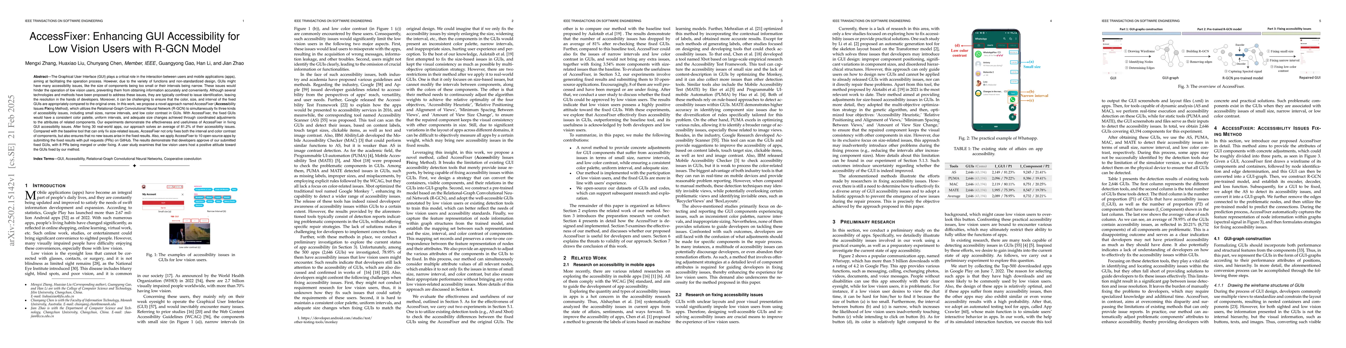 Thumbnail for AccessFixer: Enhancing GUI Accessibility for Low Vision Users With R-GCN
  Model