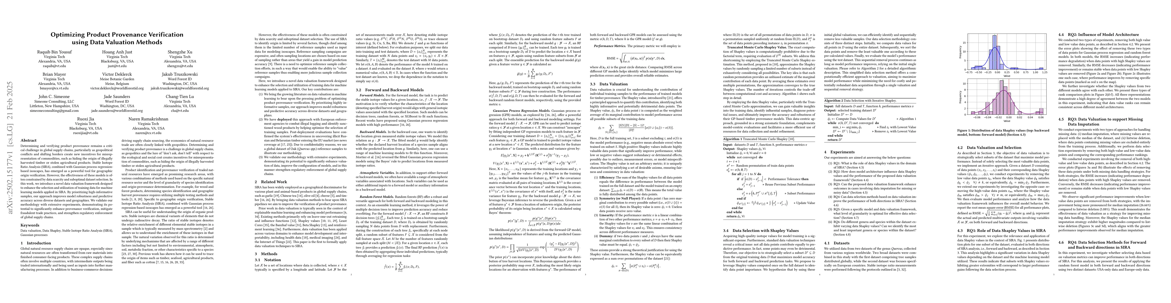 Thumbnail for Optimizing Product Provenance Verification using Data Valuation Methods