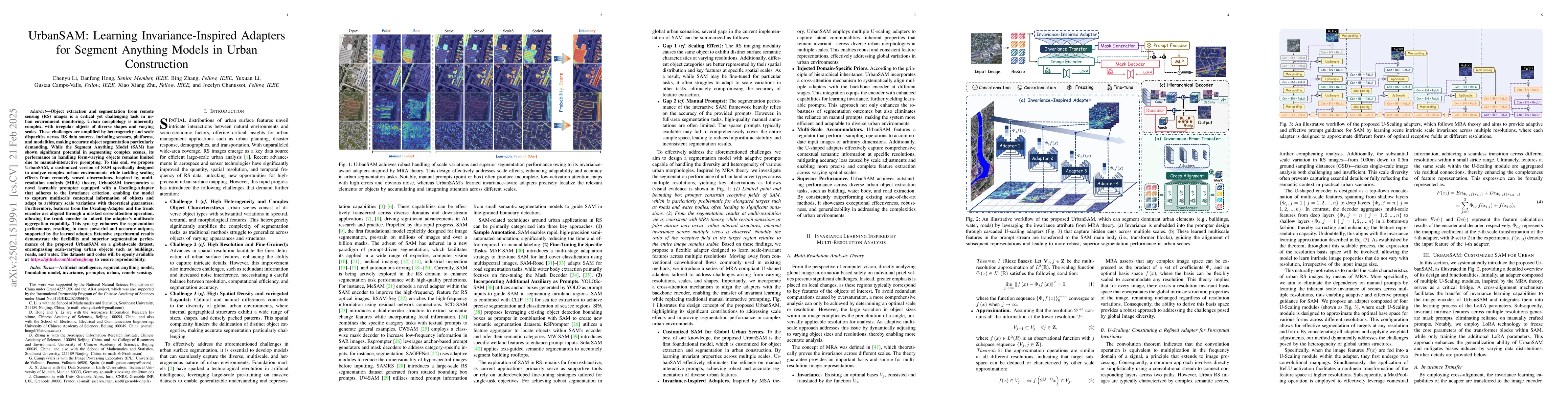 Thumbnail for UrbanSAM: Learning Invariance-Inspired Adapters for Segment Anything
  Models in Urban Construction
