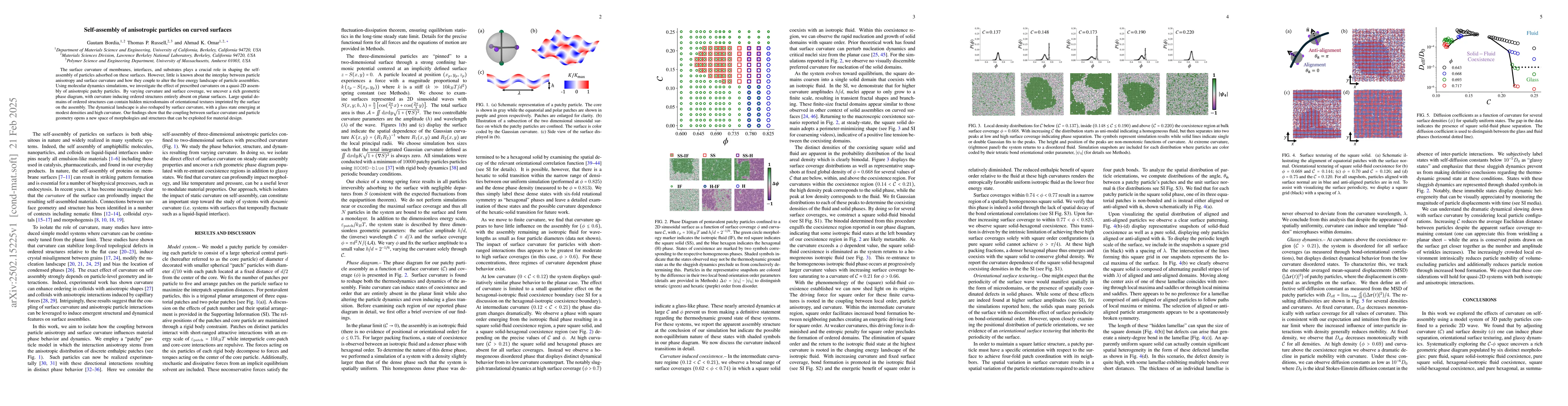 Thumbnail for Self-assembly of anisotropic particles on curved surfaces