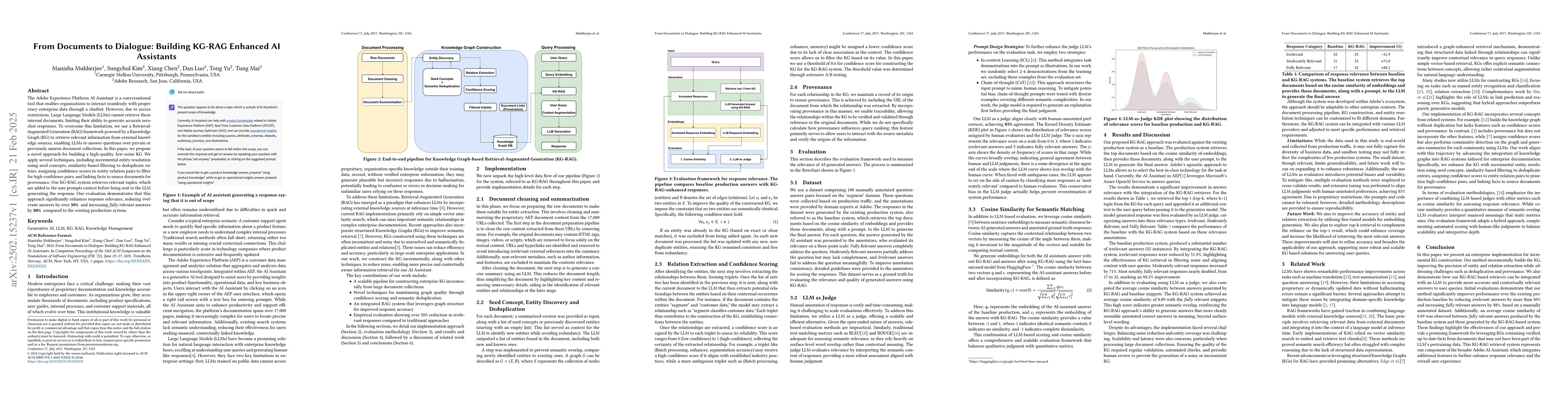 Thumbnail for From Documents to Dialogue: Building KG-RAG Enhanced AI Assistants