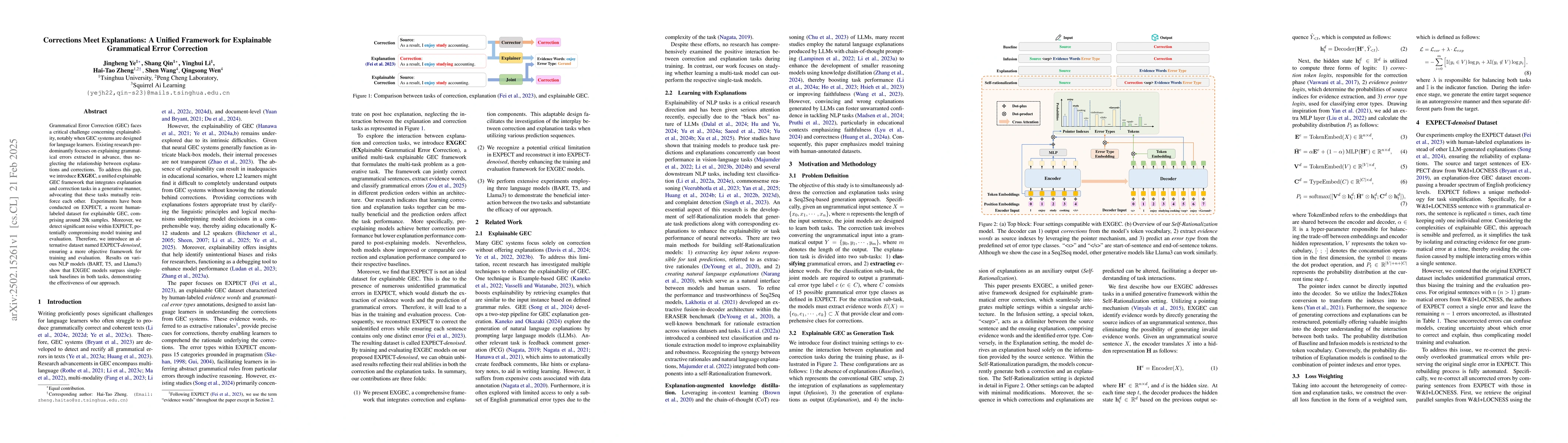 Thumbnail for Corrections Meet Explanations: A Unified Framework for Explainable
  Grammatical Error Correction
