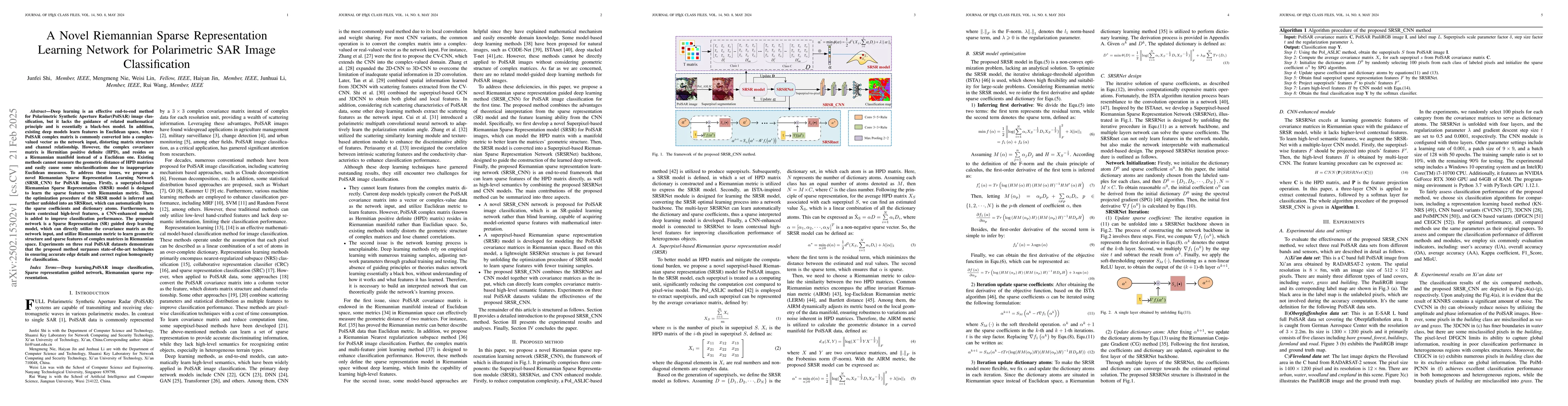 Thumbnail for A Novel Riemannian Sparse Representation Learning Network for
  Polarimetric SAR Image Classification