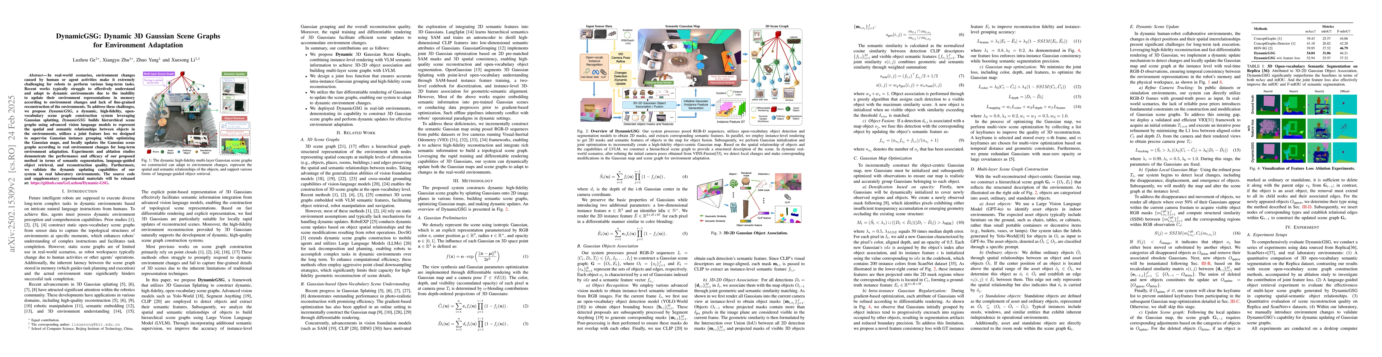 Thumbnail for DynamicGSG: Dynamic 3D Gaussian Scene Graphs for Environment Adaptation