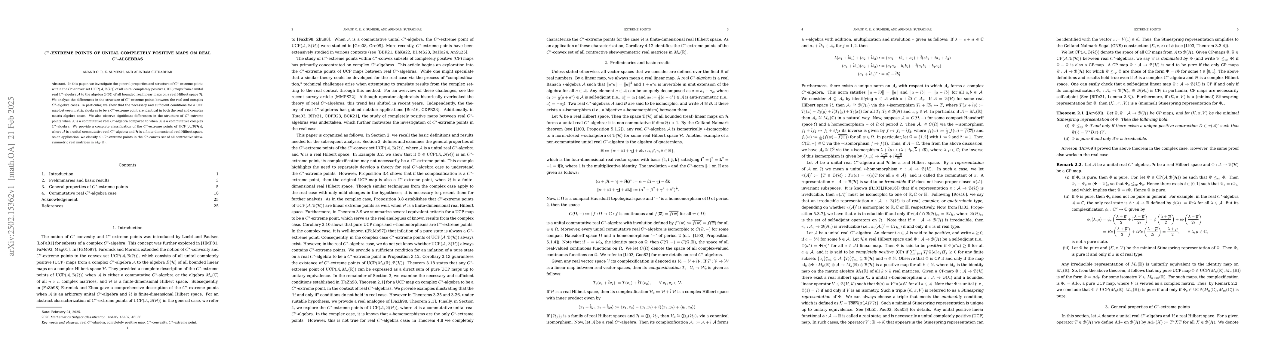 Thumbnail for $C^*$-extreme points of unital completely positive maps on real
  $C^*$-algebras