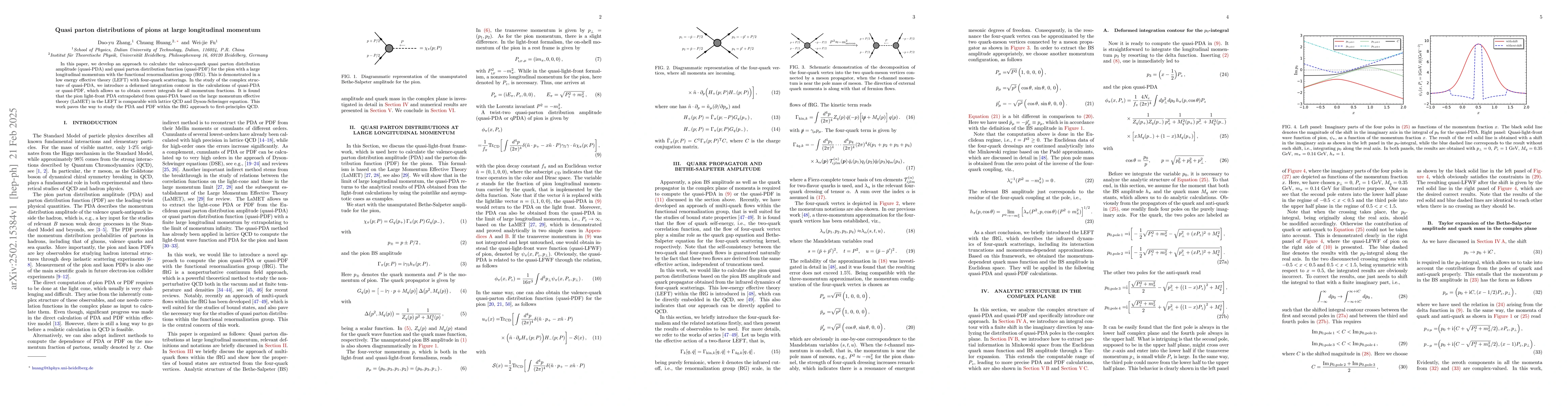 Thumbnail for Quasi parton distributions of pions at large longitudinal momentum
