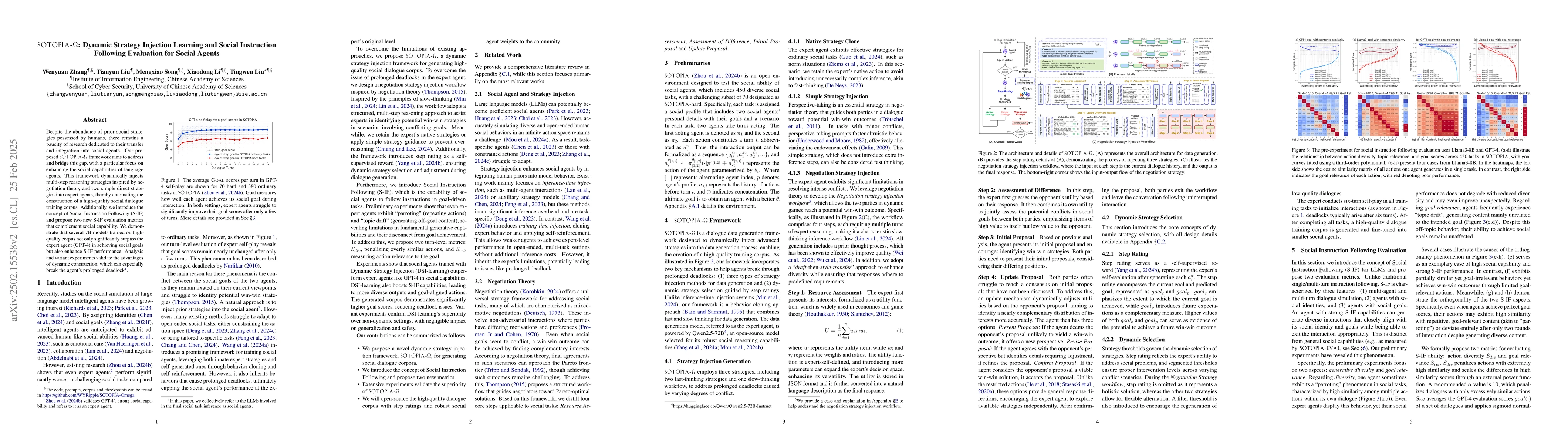 Thumbnail for SOTOPIA-Ω: Dynamic Strategy Injection Learning and Social
  Instruction Following Evaluation for Social Agents