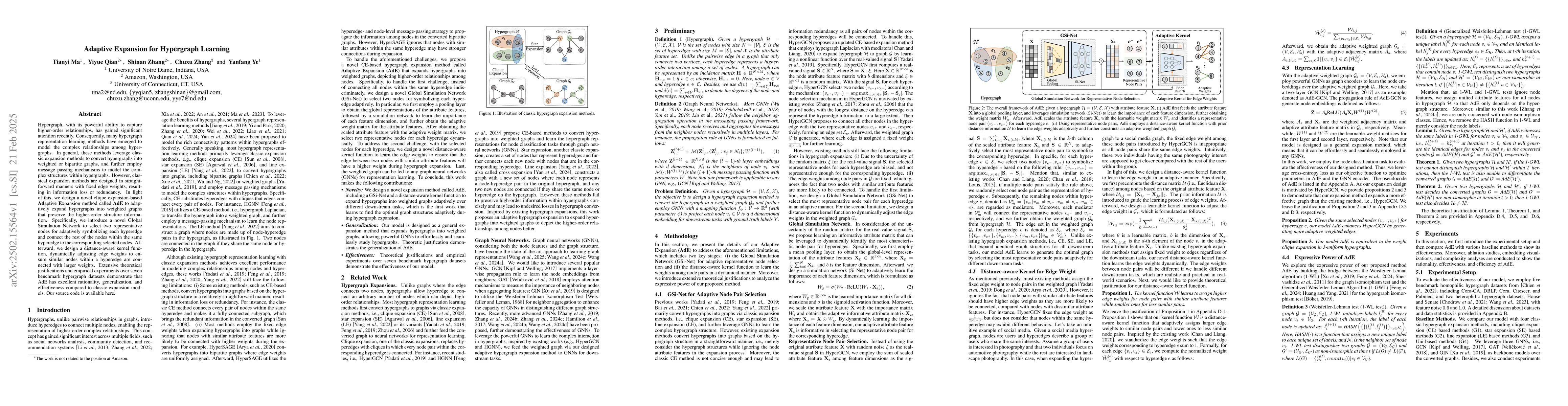 Thumbnail for Adaptive Expansion for Hypergraph Learning