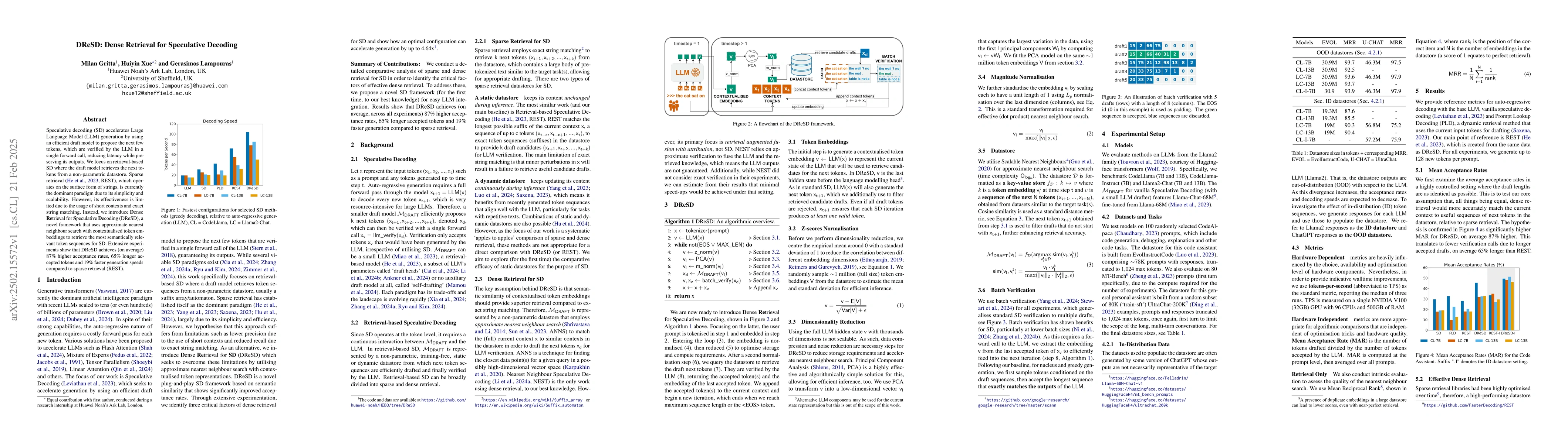 Thumbnail for DReSD: Dense Retrieval for Speculative Decoding