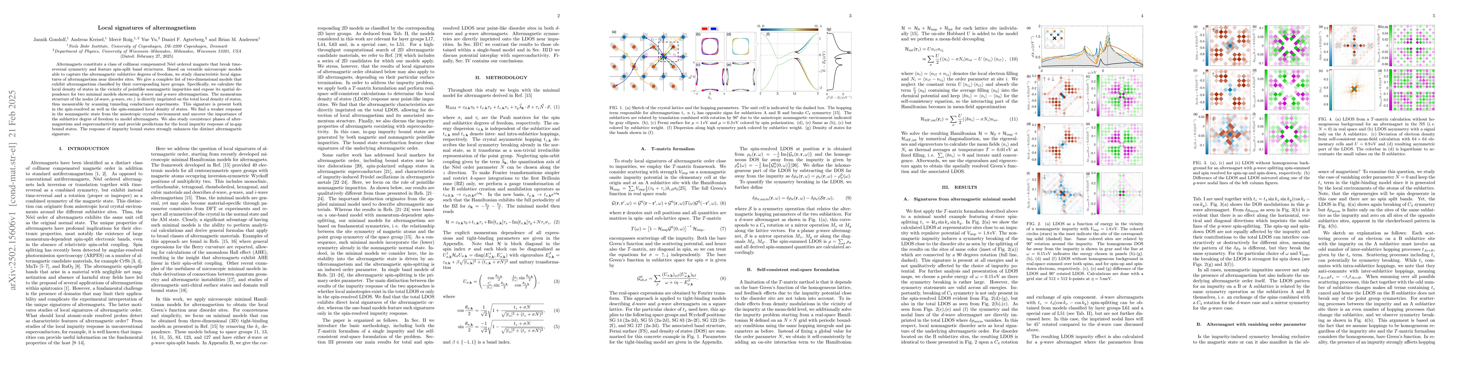Thumbnail for Local signatures of altermagnetism