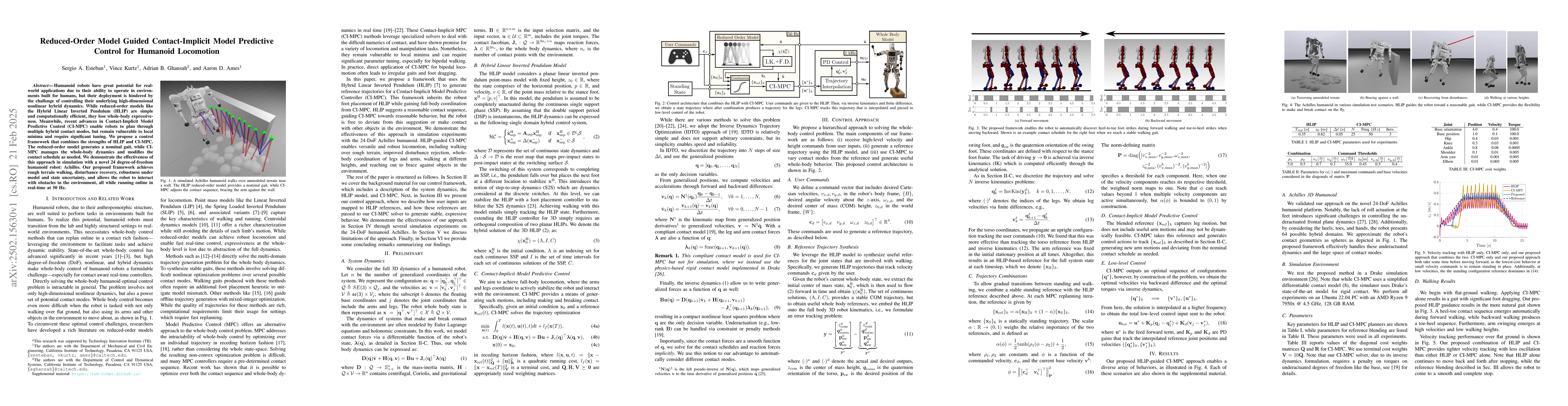 Thumbnail for Reduced-Order Model Guided Contact-Implicit Model Predictive Control for
  Humanoid Locomotion