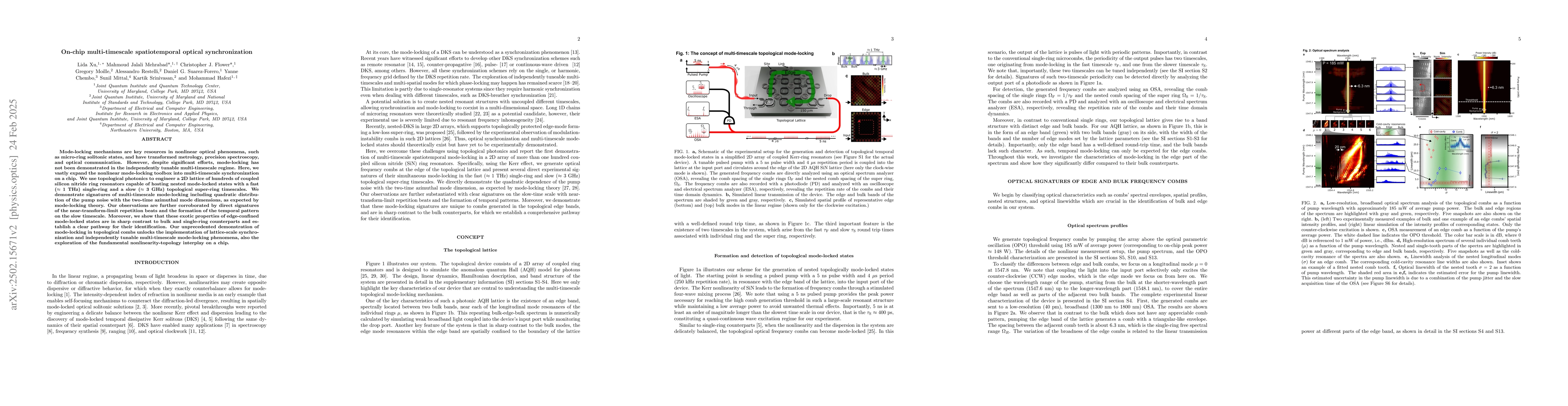 Thumbnail for On-chip multi-timescale spatiotemporal optical synchronization