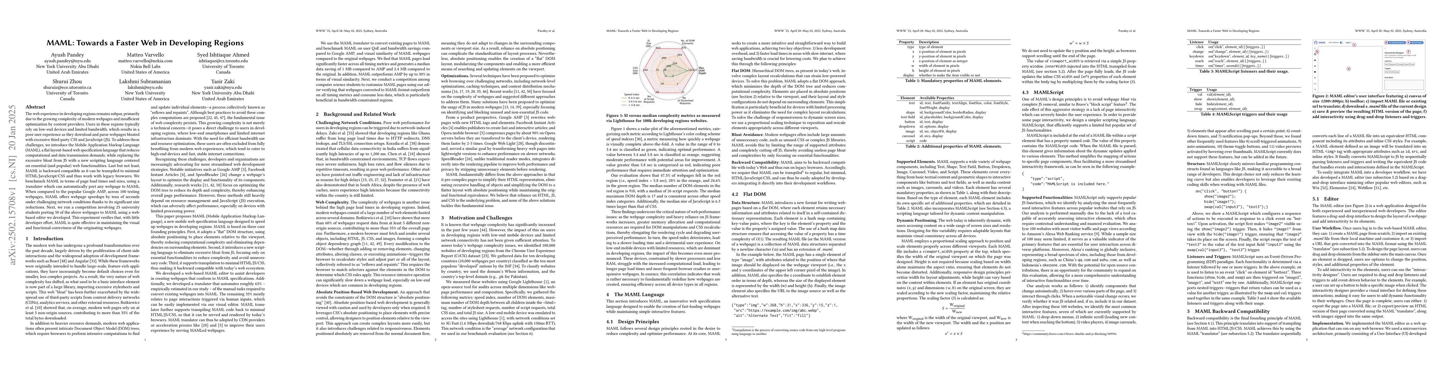 Thumbnail for MAML: Towards a Faster Web in Developing Regions