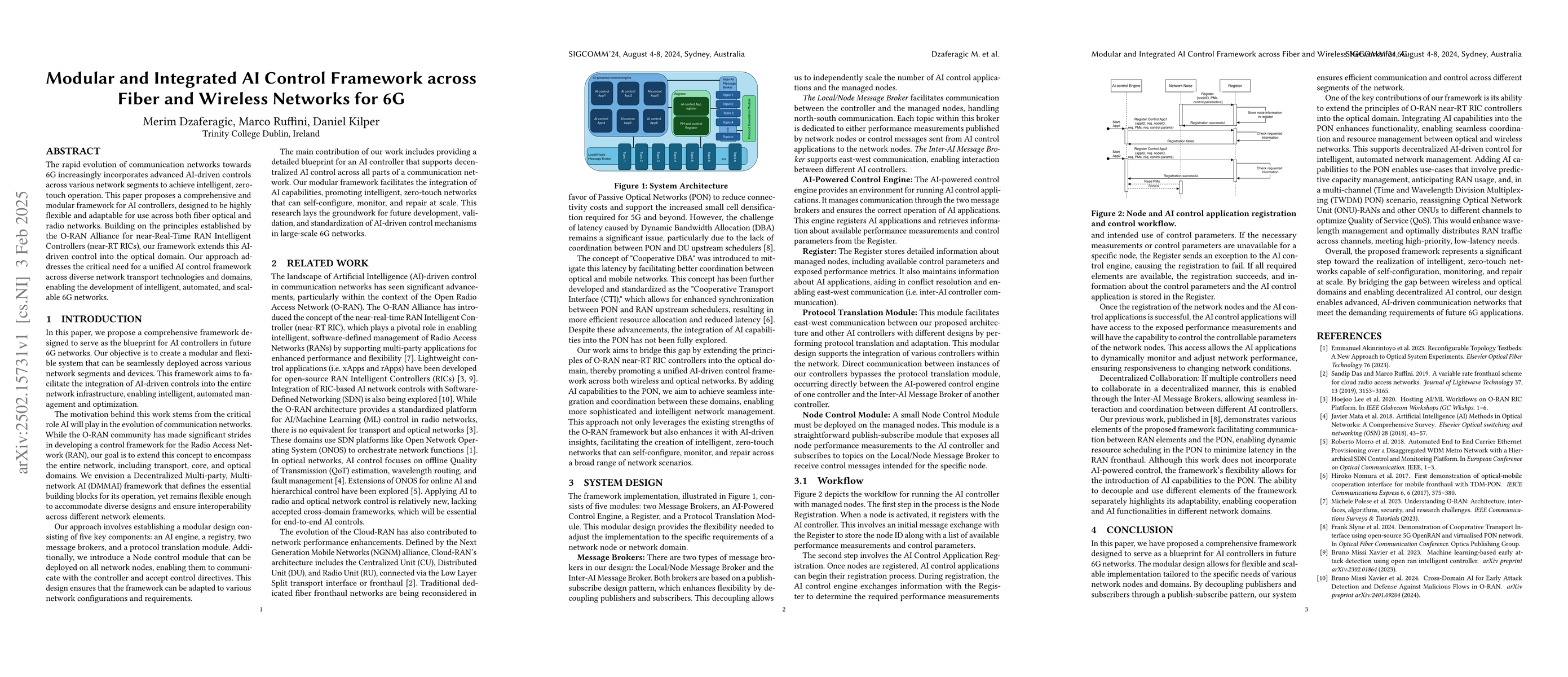 Thumbnail for Modular and Integrated AI Control Framework across Fiber and Wireless
  Networks for 6G