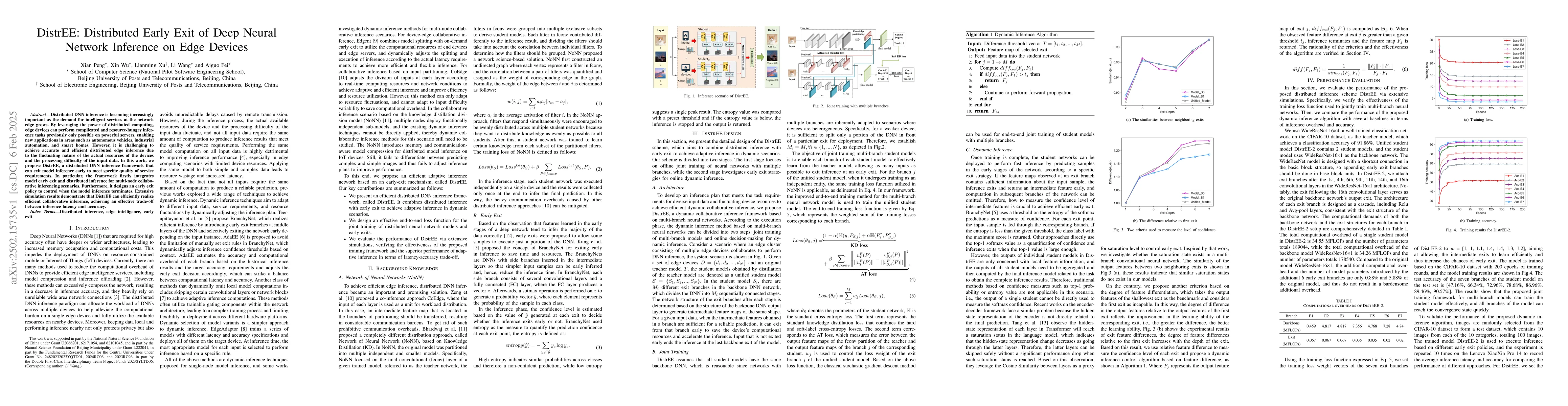 Thumbnail for DistrEE: Distributed Early Exit of Deep Neural Network Inference on Edge
  Devices