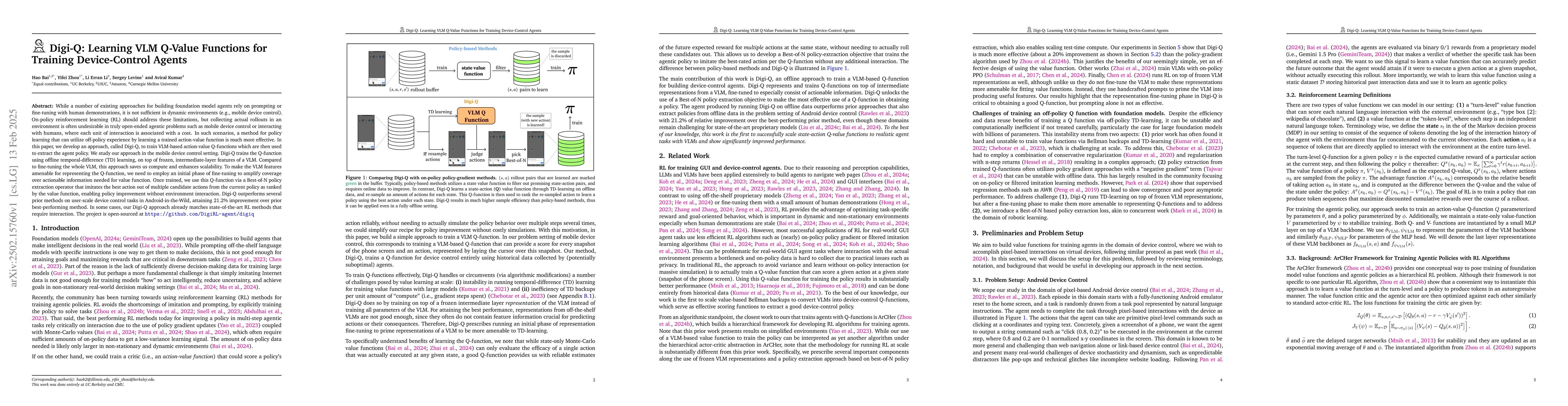 Thumbnail for Digi-Q: Learning Q-Value Functions for Training Device-Control Agents