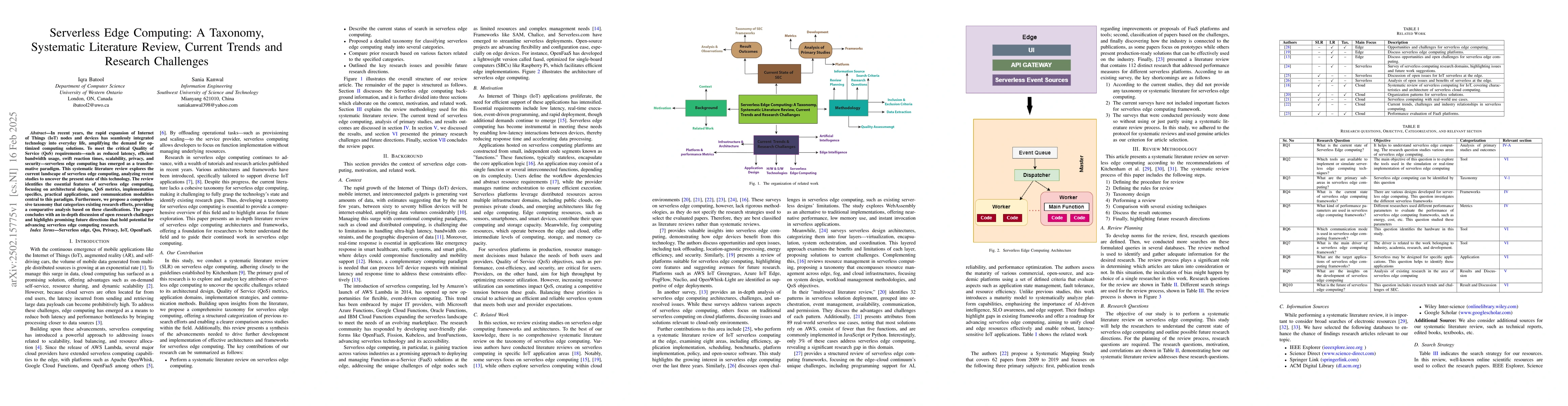 Thumbnail for Serverless Edge Computing: A Taxonomy, Systematic Literature Review,
  Current Trends and Research Challenges