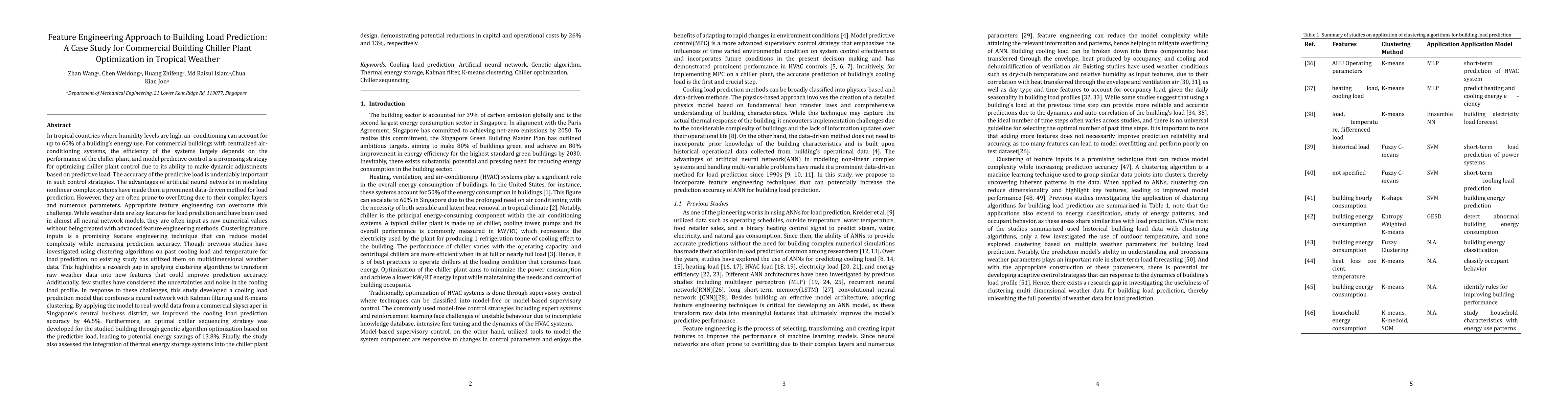 Thumbnail for Feature Engineering Approach to Building Load Prediction: A Case Study
  for Commercial Building Chiller Plant Optimization in Tropical Weather