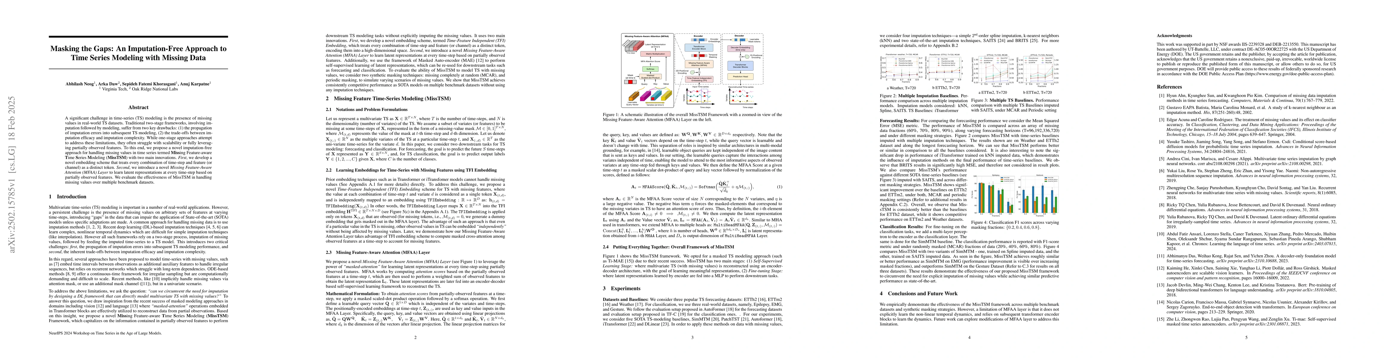 Thumbnail for Masking the Gaps: An Imputation-Free Approach to Time Series Modeling
  with Missing Data
