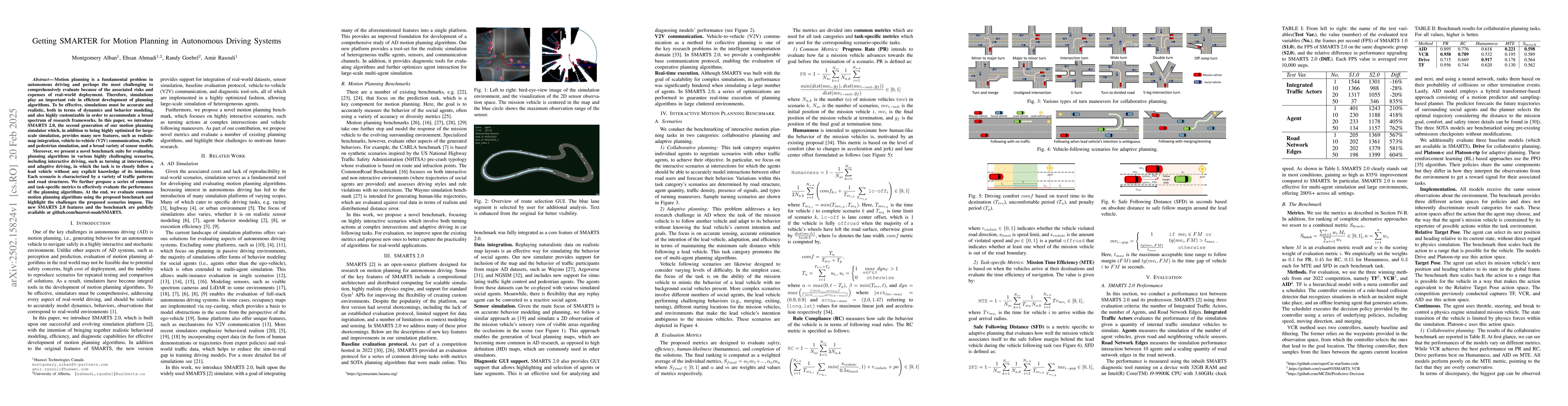 Thumbnail for Getting SMARTER for Motion Planning in Autonomous Driving Systems