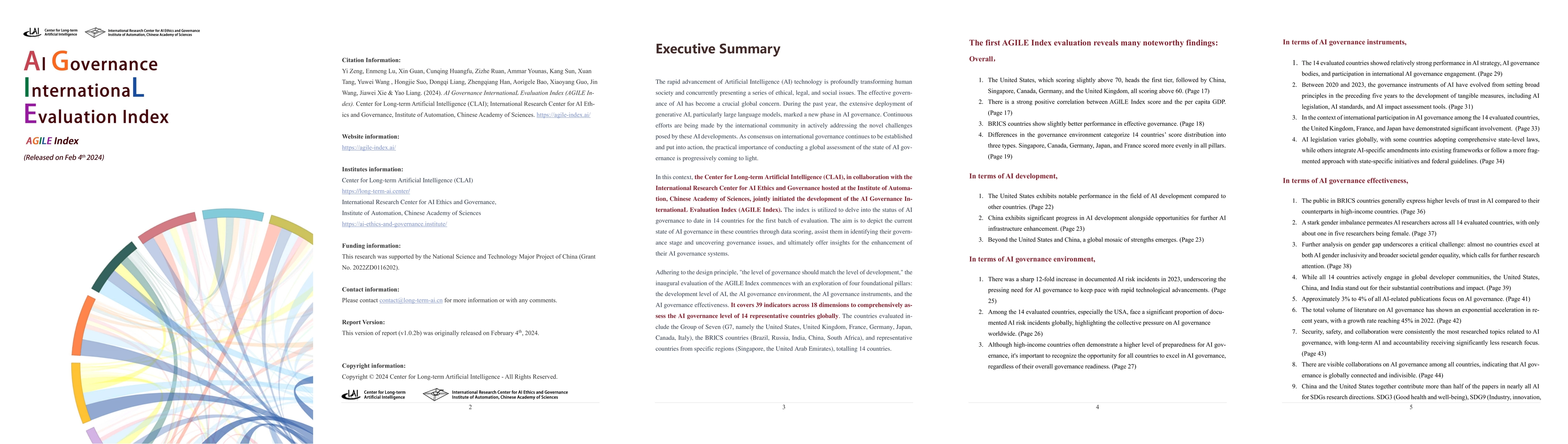 Thumbnail for AI Governance InternationaL Evaluation Index (AGILE Index)