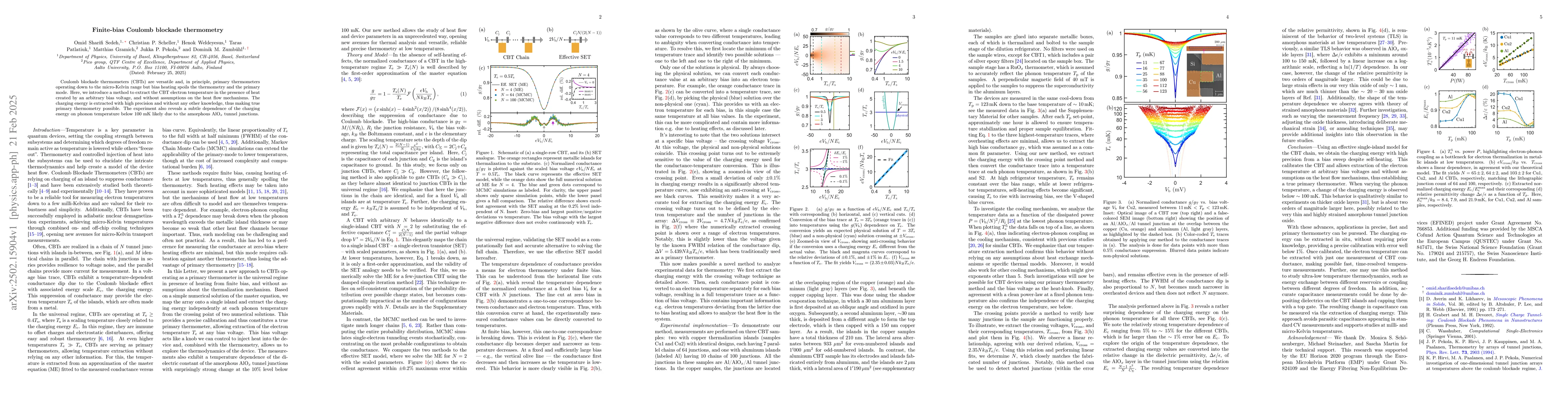 Thumbnail for Finite-bias Coulomb blockade thermometry
