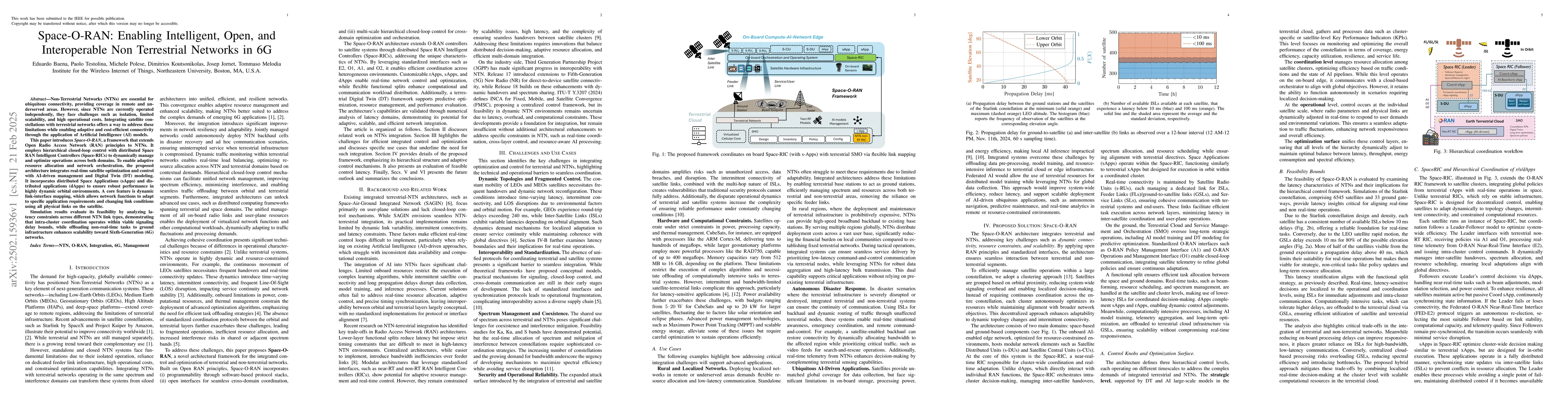 Thumbnail for Space-O-RAN: Enabling Intelligent, Open, and Interoperable Non
  Terrestrial Networks in 6G