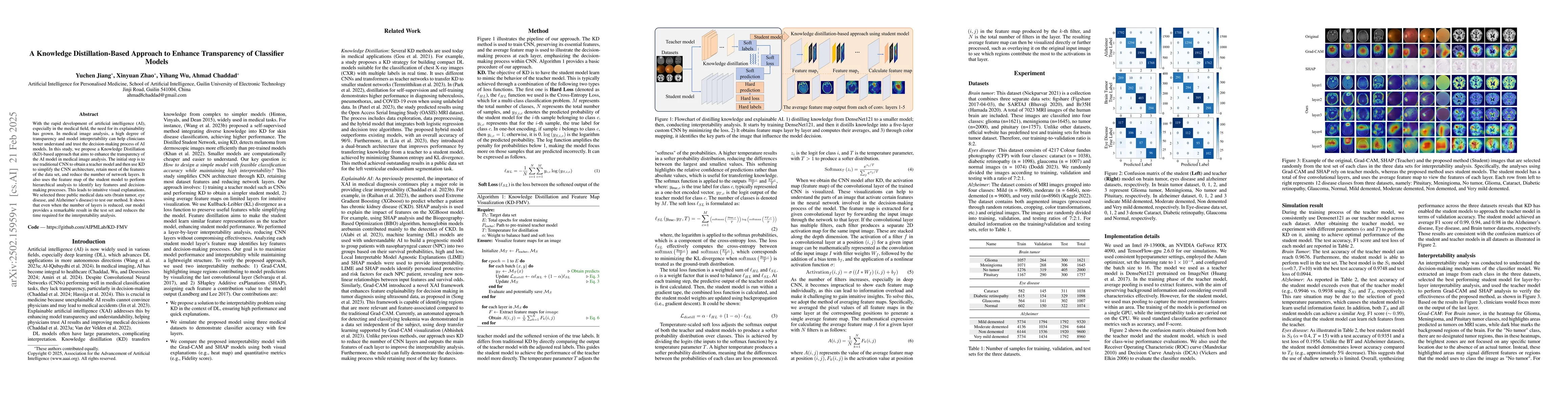 Thumbnail for A Knowledge Distillation-Based Approach to Enhance Transparency of
  Classifier Models