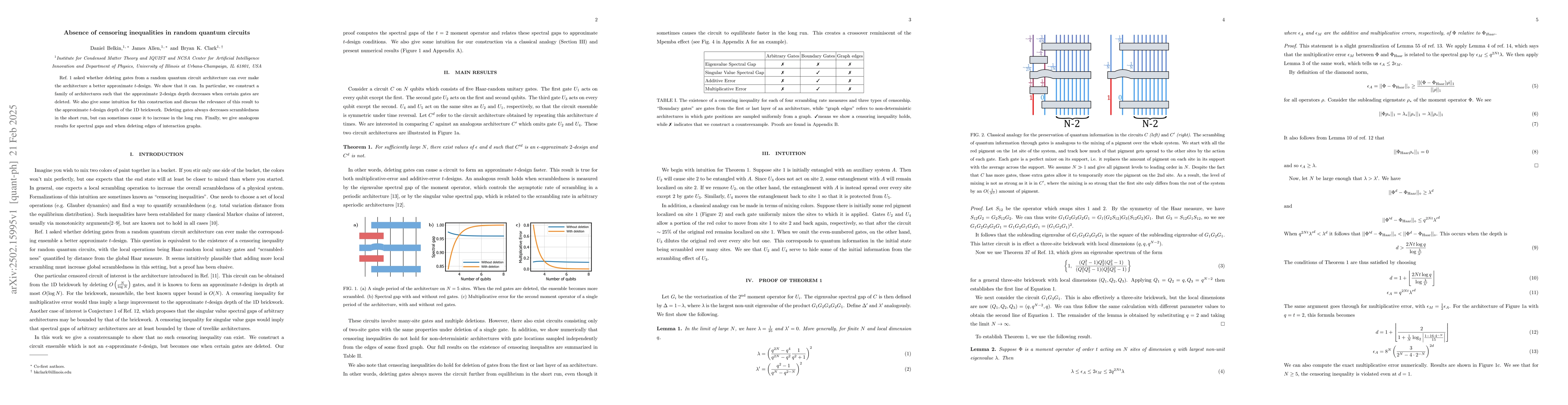 Thumbnail for Absence of censoring inequalities in random quantum circuits