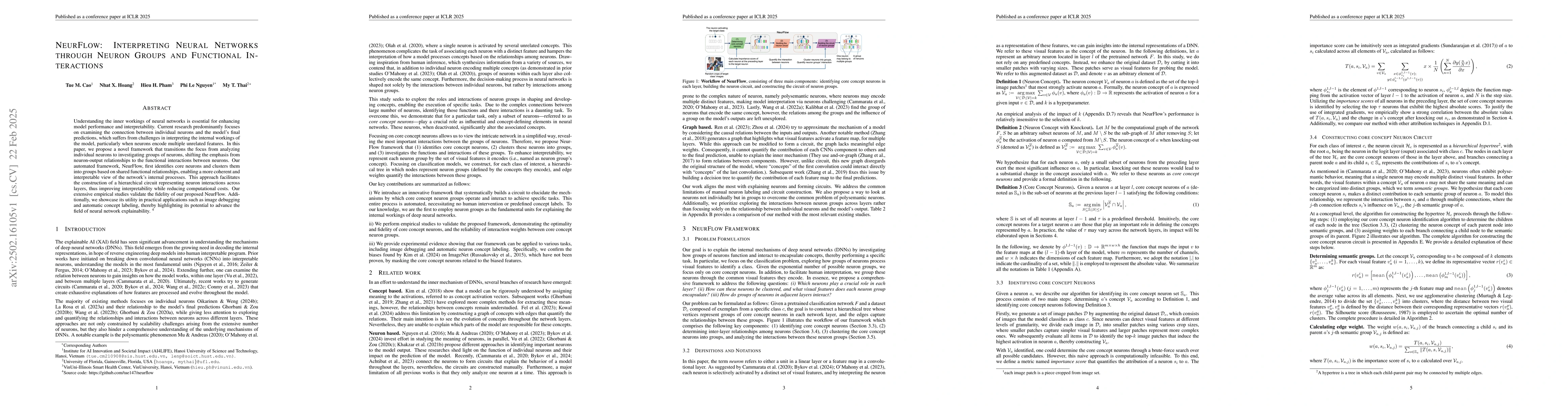 Thumbnail for NeurFlow: Interpreting Neural Networks through Neuron Groups and
  Functional Interactions