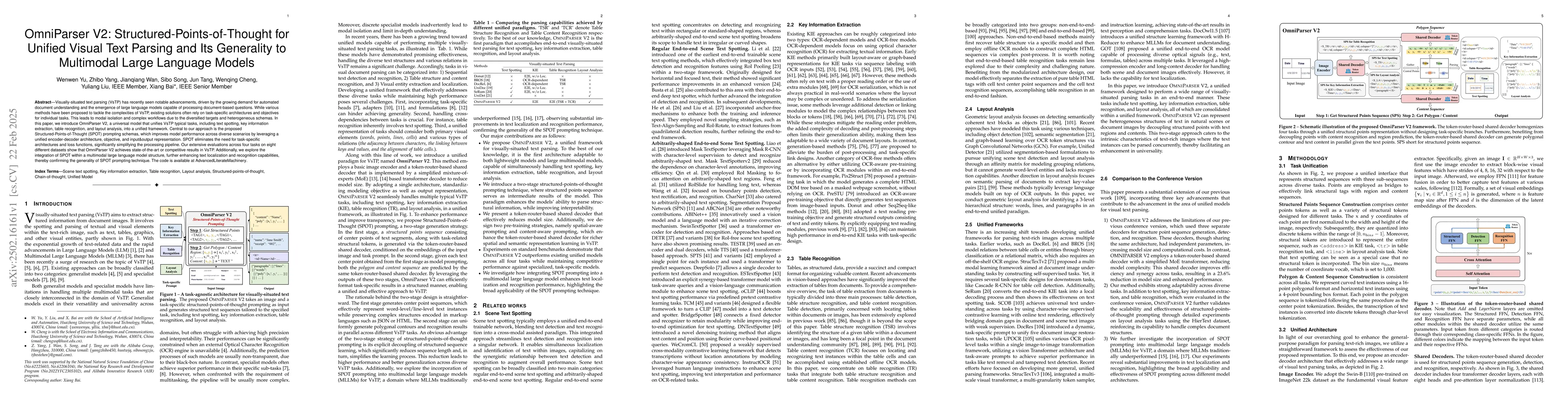 Thumbnail for OmniParser V2: Structured-Points-of-Thought for Unified Visual Text
  Parsing and Its Generality to Multimodal Large Language Models